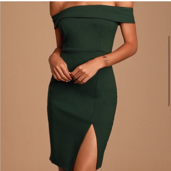 LULU OFF THE SHOULDER DRESS, rarely worn in good condition - Picture 3 of 4